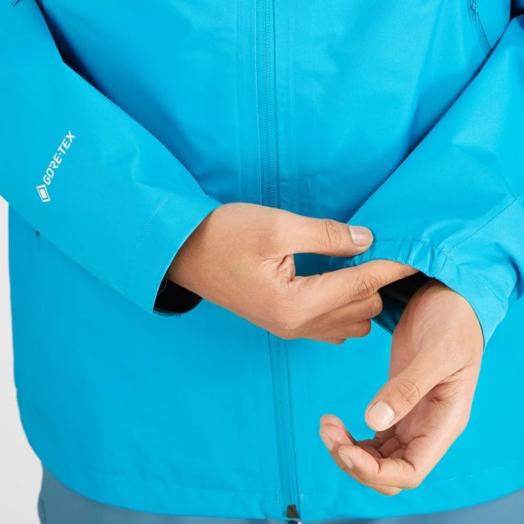 Salomon Outline GTX 2.5 Layers Waterproof Men's Shell Jackets Turquoise | CA 80J59